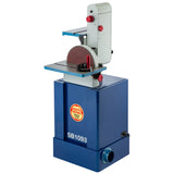 The South Bend 6" x 48" Belt / 12" Disc Combination Sander showing the front and dust port side