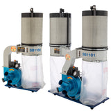 The South Bend 2 HP and 3 HP Canister Filter Dust Collectors