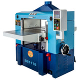 The right-hand side of the operation end of the  SB1118 25" Industrial-Duty Planer.